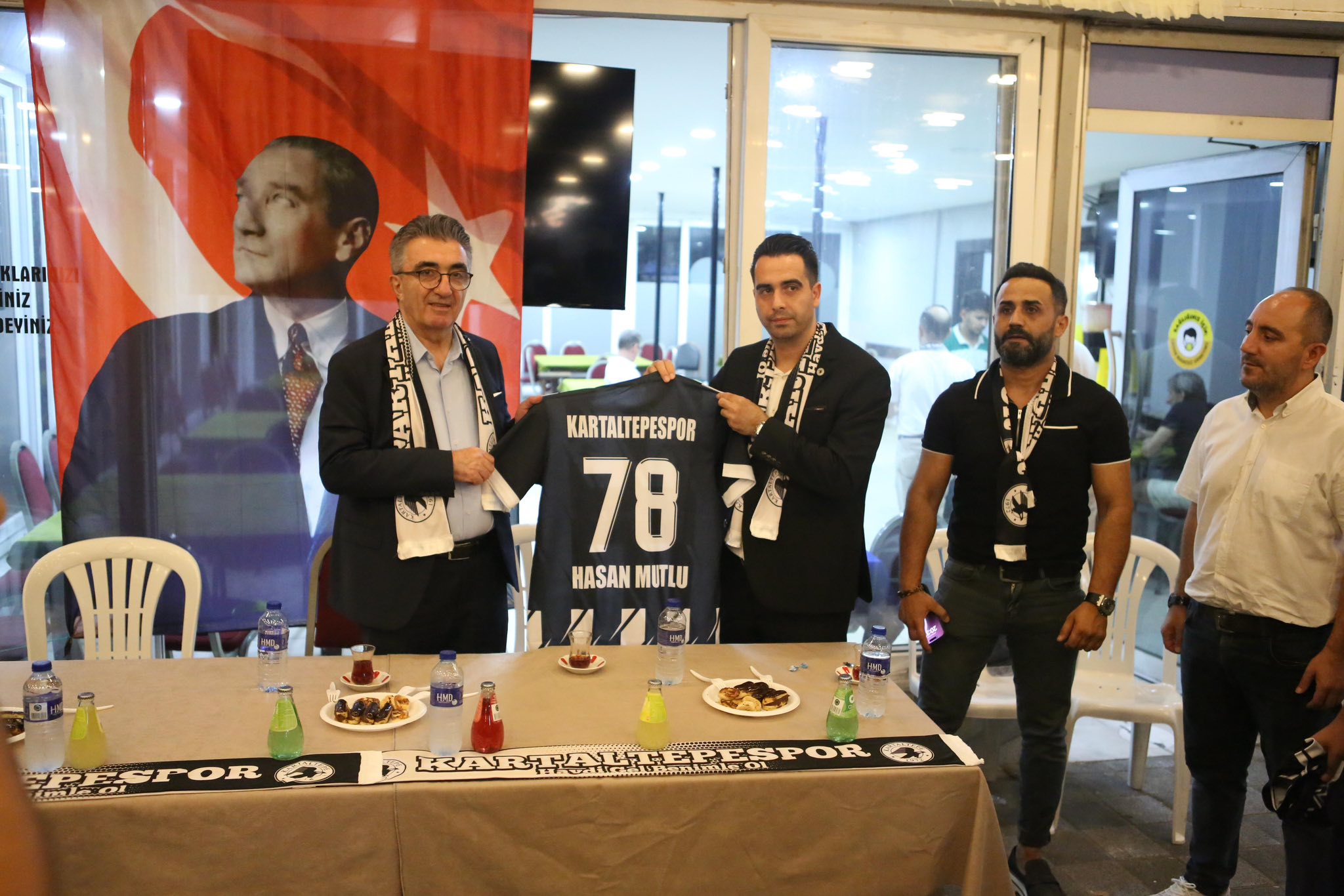 Kartaltepe Spor’a moral veren ziyaret